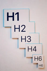 بهترین ساختار برای هدینگ‌ها (H1 تا H6) در مقاله‌نویسی سئویی